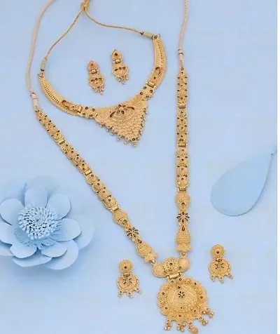 Combo Of 2 Gold Plated Jewellery Sets