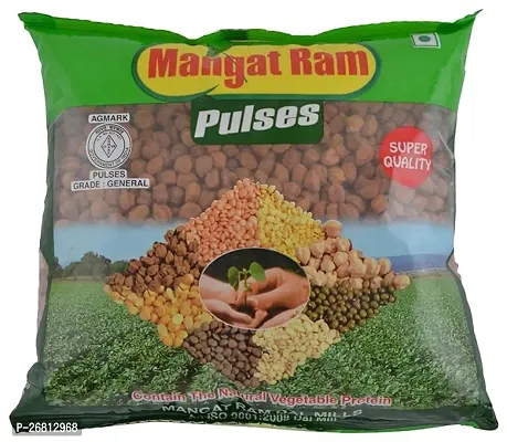 Mangat Ram Pulses Kala Chana, 500G-thumb0