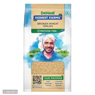 Dehaat Honest Farms Pesticide Free Broken Wheat/Dalia 500G-thumb0