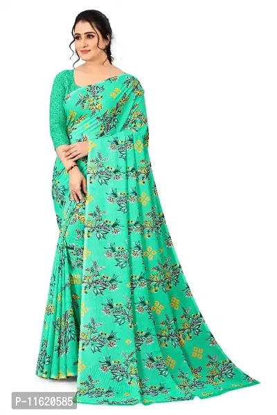 Daily Wear Printed Georgette Saree-thumb0