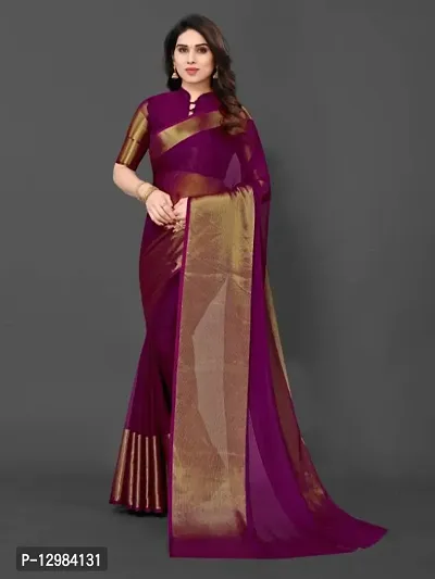 Classic Viscose Rayon Jacquard Saree with Blouse piece