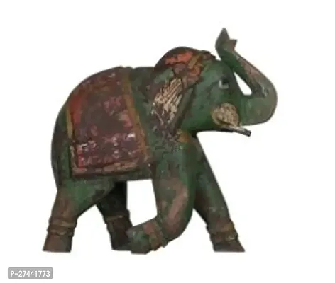 Stylish Hand Painted Elephant Figurine For Home Decor-thumb0