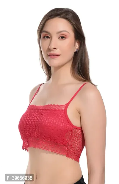 Stylish Net Solid Bra for Women-thumb2