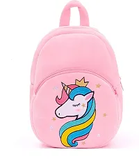 Backpack Soft Velvet Kids School Bag/Nursery/PicnicCarry/Travelling School Bag-(2-5 Years Age)-thumb3