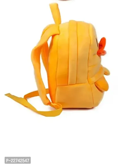 Duck Yellow School Bags for Kids Boys and Girls- Decent school bag for girls and boys Printed Pre-School For (LKG/UKG/1st std) Child School Bag-thumb3