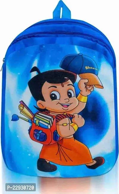 Chhota Bheem  School Bags for Kids Boys and Girls- Decent school bag for girls and boys Printed Pre-School For (LKG/UKG/1st std) Child School Bag-thumb3