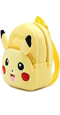 Pikachu  School Bags for Kids Boys and Girls- Decent school bag for girls and boys Printed Pre-School For (LKG/UKG/1st std) Child School Bag-thumb1