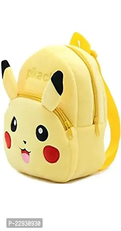 Pikachu  School Bags for Kids Boys and Girls- Decent school bag for girls and boys Printed Pre-School For (LKG/UKG/1st std) Child School Bag-thumb2