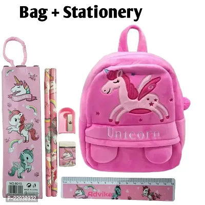 Unicorn  School Bags for Kids Boys and Girls- Decent school bag for girls and boys Printed Pre-School For (LKG/UKG/1st std) Child School Bag