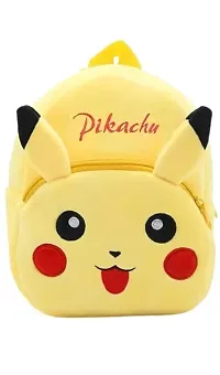 Pikachu School Bags for Kids Boys and Girls- Decent school bag for girls and boys Printed Pre-School For (LKG/UKG/1st std) Child School Bag-thumb1