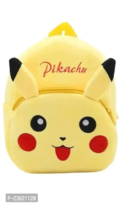 Pikachu School Bags for Kids Boys and Girls- Decent school bag for girls and boys Printed Pre-School For (LKG/UKG/1st std) Child School Bag-thumb2