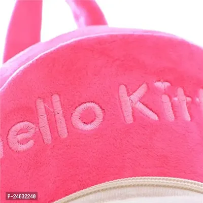 Kids School Bag Cute Hello Kitty  Free With Bottle Backpacks for Girls/Boys/Animal Cartoon Mini Travel Bag Backpack for Kids Girl Boy (2-6 Years)-thumb5