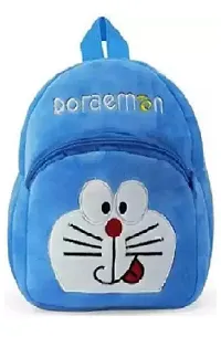 Kids School Bag Cute Doraman Geometry Box Free With Bottle Backpacks for Girls/Boys/Animal Cartoon Mini Travel Bag Backpack for Kids Girl Boy (2-6 Years)-thumb1