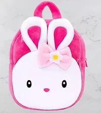 Kids School Bag Cute Kongi rabbit Geometry Box  Free With Bottle Backpacks for Girls/Boys/Animal Cartoon Mini Travel Bag Backpack for Kids Girl Boy (2-6 Years)-thumb3