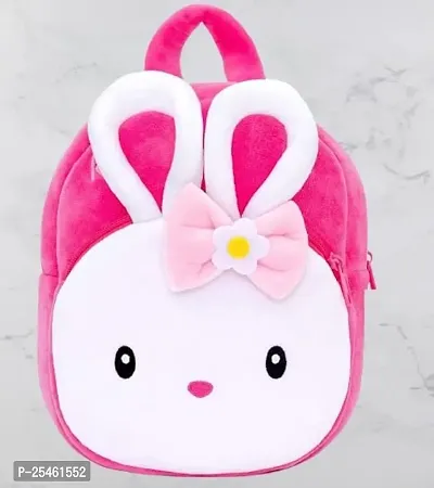 Kids School Bag Cute Kongi rabbit Geometry Box  Free With Bottle Backpacks for Girls/Boys/Animal Cartoon Mini Travel Bag Backpack for Kids Girl Boy (2-6 Years)-thumb4