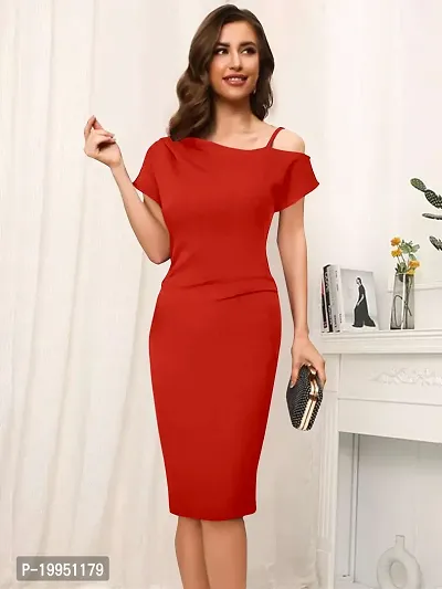 Stylish Fancy Designer Polyester Dresses For Women-thumb0