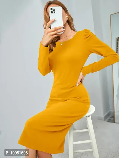 Stylish Fancy Designer Polyester Dresses For Women-thumb0