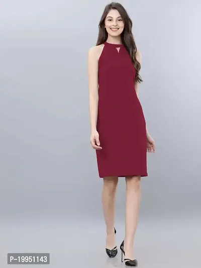 Stylish Fancy Designer Polyester Dresses For Women-thumb0