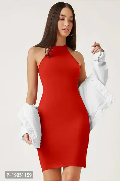 Stylish Fancy Designer Polyester Dresses For Women-thumb0