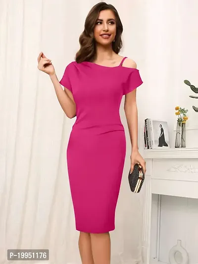 Stylish Fancy Designer Polyester Dresses For Women-thumb0