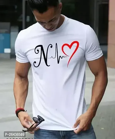 Men Stylish Polycotton Casual T-Shirt-thumb0