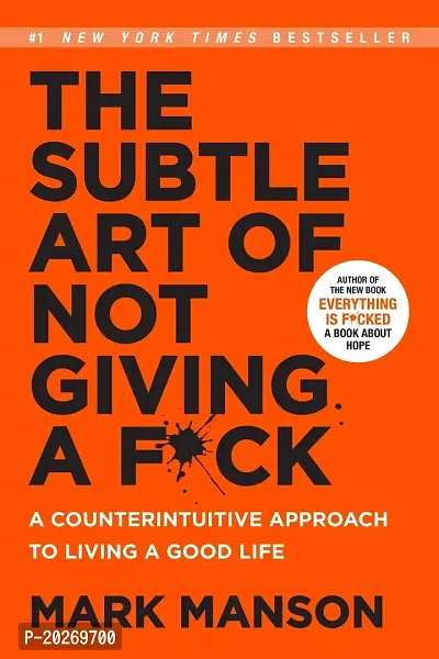 The Subtle Art of Not Giving a F*ck paperback
