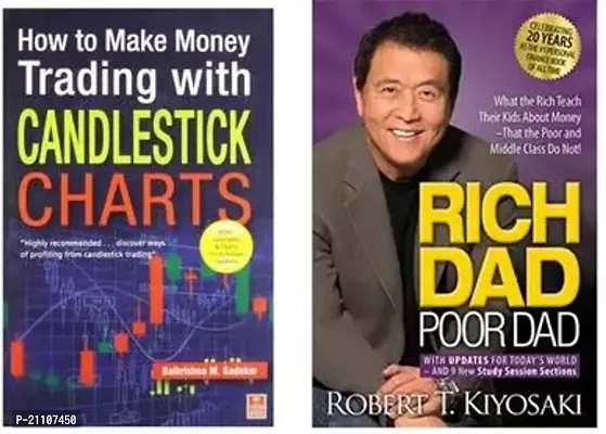 RICH DAD POOR DAD BY ROBERT KIYOSAKI + HOW TO MAKE MONEY TRADING WITH CANDLESTICK CHARTS BY BALKRISHNA M. SADEKAR-thumb0