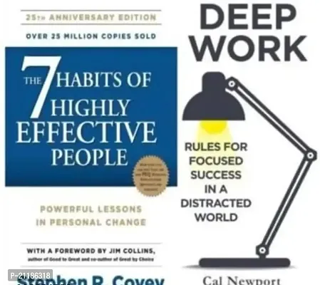 Combo of 2 Books Deep Work  The 7 Habits Of Highly Effective People (Paperback)