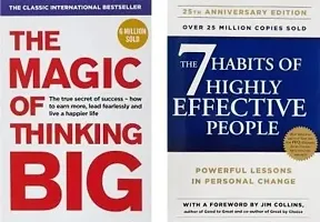 COMBO OF 2 BOOKS The Magic of Thinking Big + The 7 Habits of Highly Effective People (paperback)-thumb1