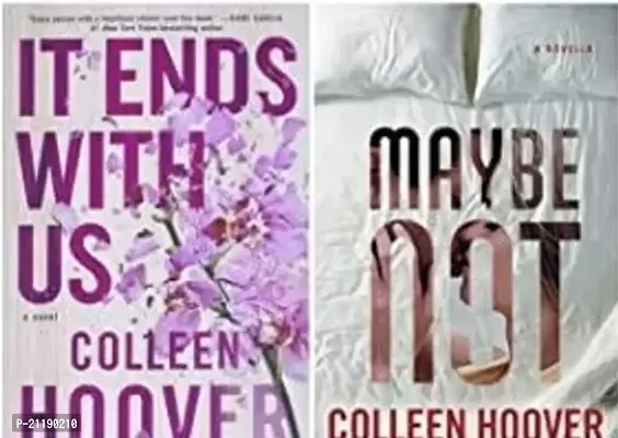 combo of 2 Books,  It Ends With Us + Maybe Not (Paperback, Colleen Hoover)
