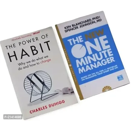 Combo of 3 books, The Power of Habit+The New One Minute Manager (English, Paperback)-thumb0