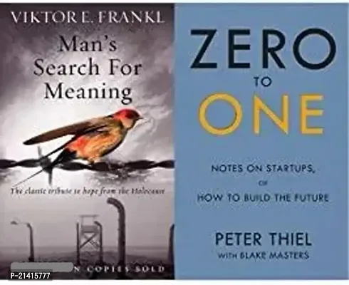 Combo of 2 Books, Man's Search For Meaning + Zero To One (Paperback)