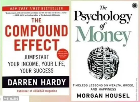 Combo Of 2 books,- The Compound Effect + The Psychology Of Money (Paperback, Darren Hardy, Morgan Housel)
