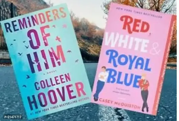 Combo of 2 books: Reminders Of Him + Red, White  Royal Blue (Paperback, Casey McQuiston, Colleen Hoover)-thumb0