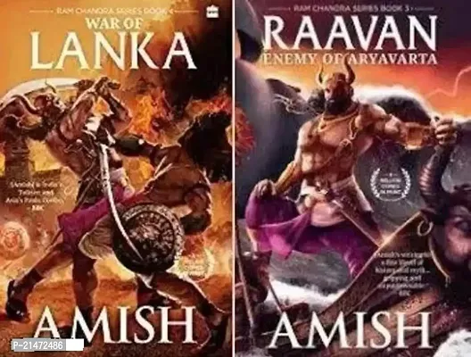 Combo of 2 books: War Of Lanka + Raavan (paperback)