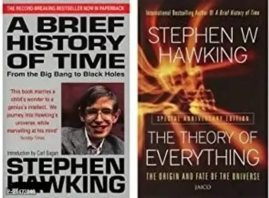 Combo of 2 Books: A Brief History of Time + The Theory of Everything (Paperback)