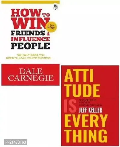 Combo of 2 books: How to win friends and influence people + Attitude is everything (Paperback)
