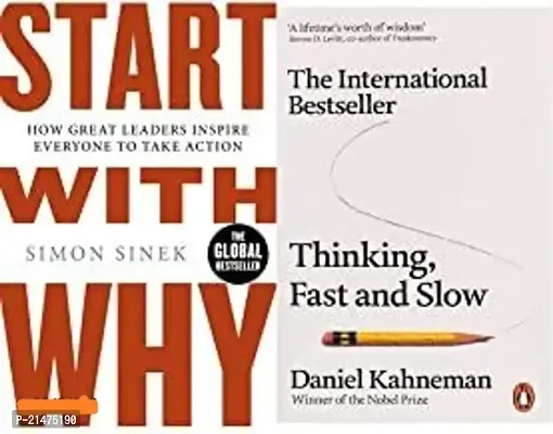 Combo of 2 books: Start With Why +Thinking, Fast and Slow (Paperback)