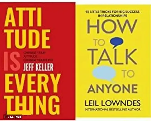Combo of 2 books: Attitude Is Everything + How To Talk To Anyone (Paperback)
