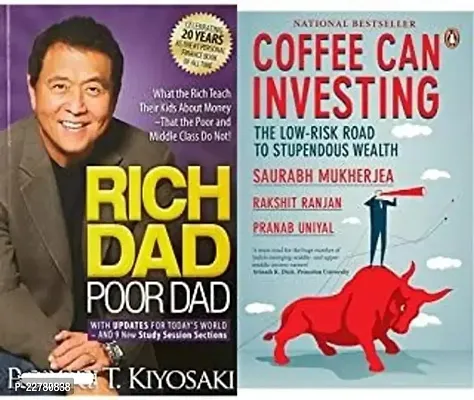 Combo of 2 books : Rich Dad Poor Dad + Coffee Can Investing (Paperback)