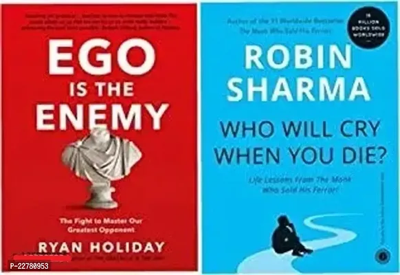 Combo of 2 Books : Ego is the enemy + Who will cry when you will die (Paperback)