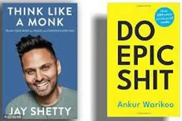 Combo of 2 Books : Think Like a Monk + Do Epic Shit combo (Paperback)