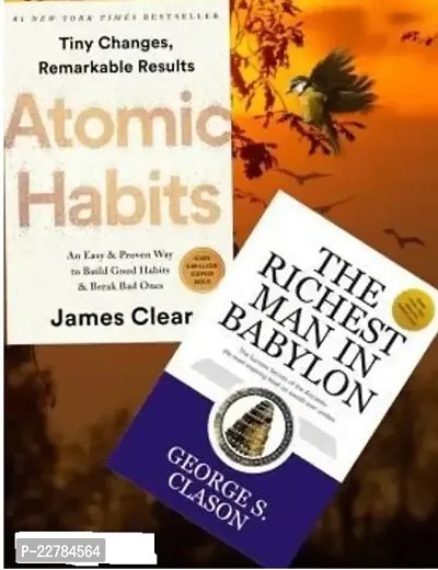 Combo of 2 Books : Atomic Habits + The Richest Man In Babylon (Paperback, James Clear, George S. Clason)-thumb0