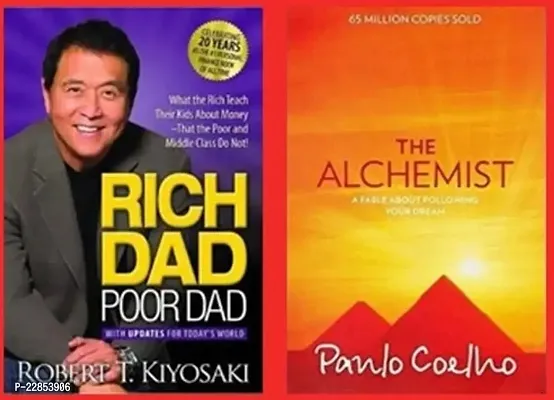Combo of 2 Books : Rich Dad Poor Dad + The Alchemist (Paperback)