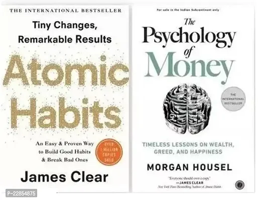 Combo of 2 Books : Atomic Habits +The Psychology Of Money (Paperback)