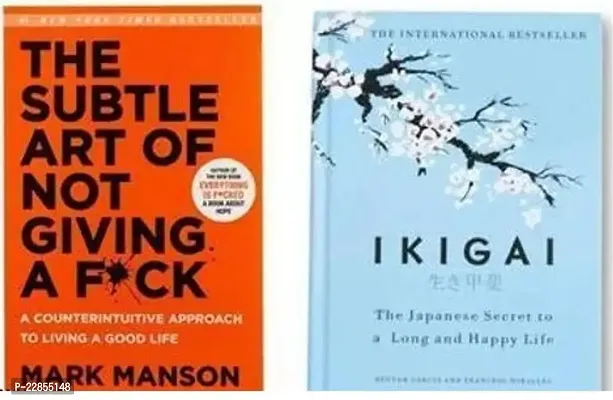 Combo of 2 Books : The Subtle Art of Not Giving A F*ck + Ikigai (Paperback)