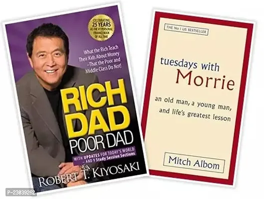 Combo of 2 books :- Tuesdays With Morrie + Rich Dad Poor Dad (Paperback)