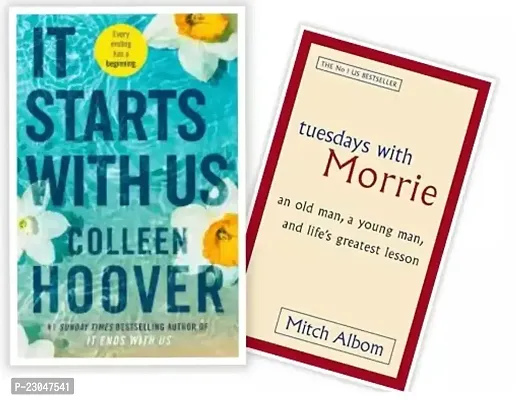 Combo of 2 books:- TUESDAYS WITH MORRIE + It Starts With Us (Paperback)