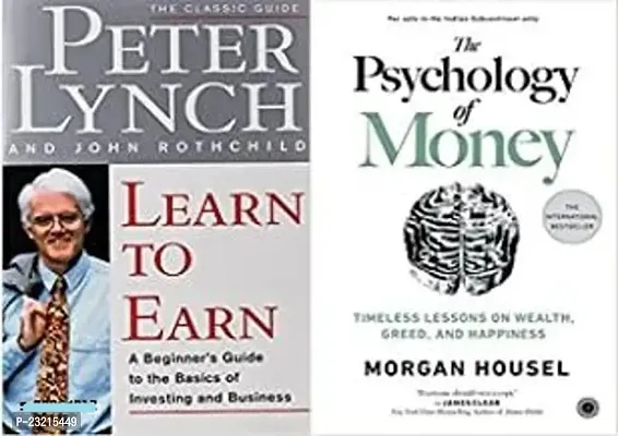 Combo set of 2 Books:- Psychology of Money + Learn to Earn (Paperback)