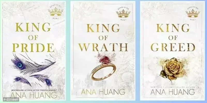 Combo set of 3  Books:-  King of Pride + King of Wrath + King of Greed (Paperback) by Ana Huang